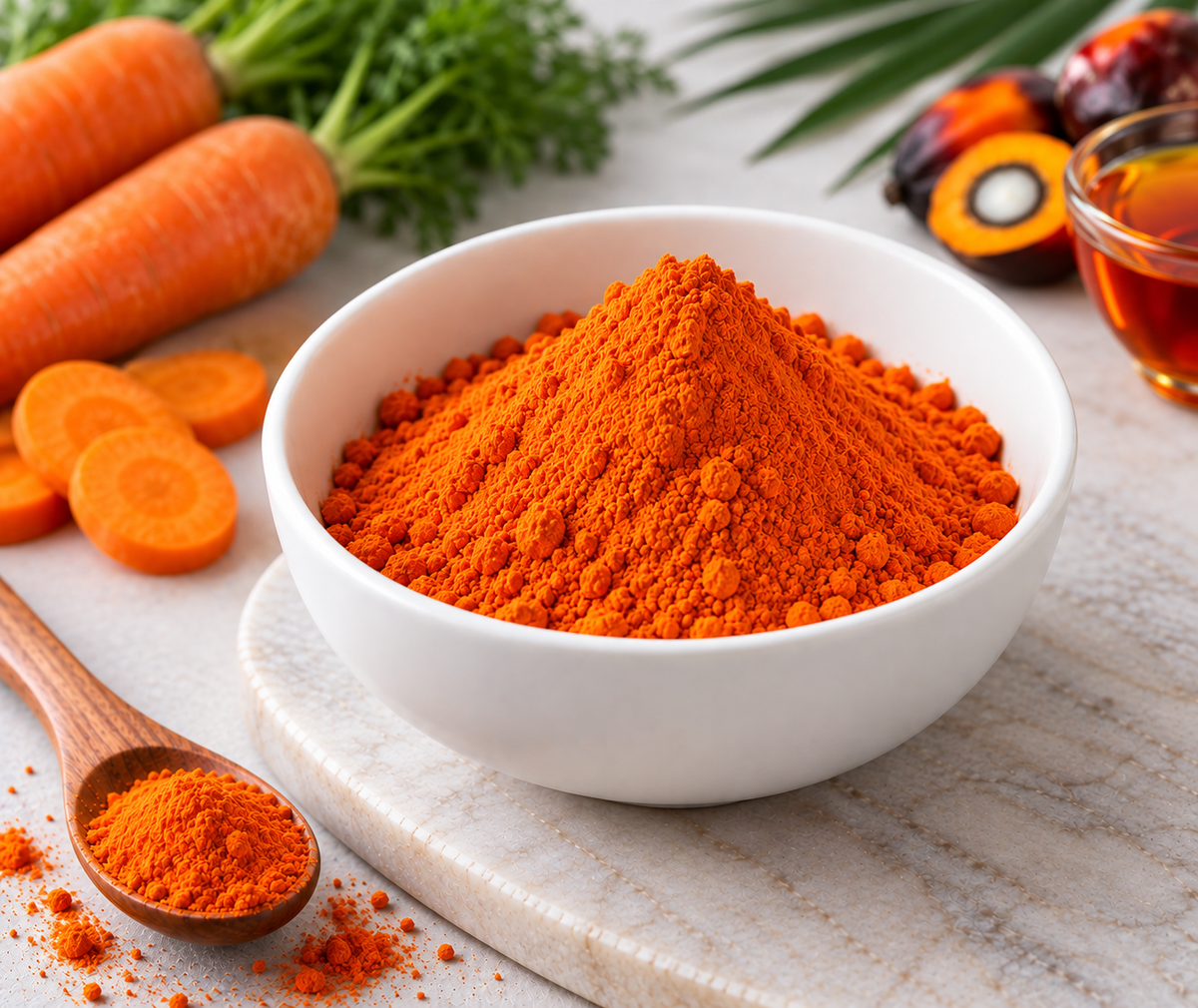 Beta-Carotene (Carrot or Palm-Based)