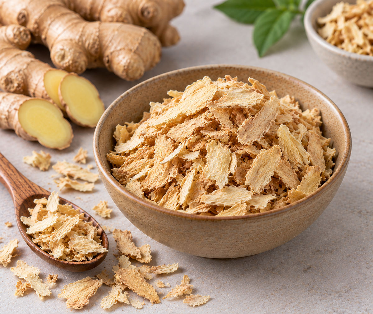 Dehydrated Ginger Flakes