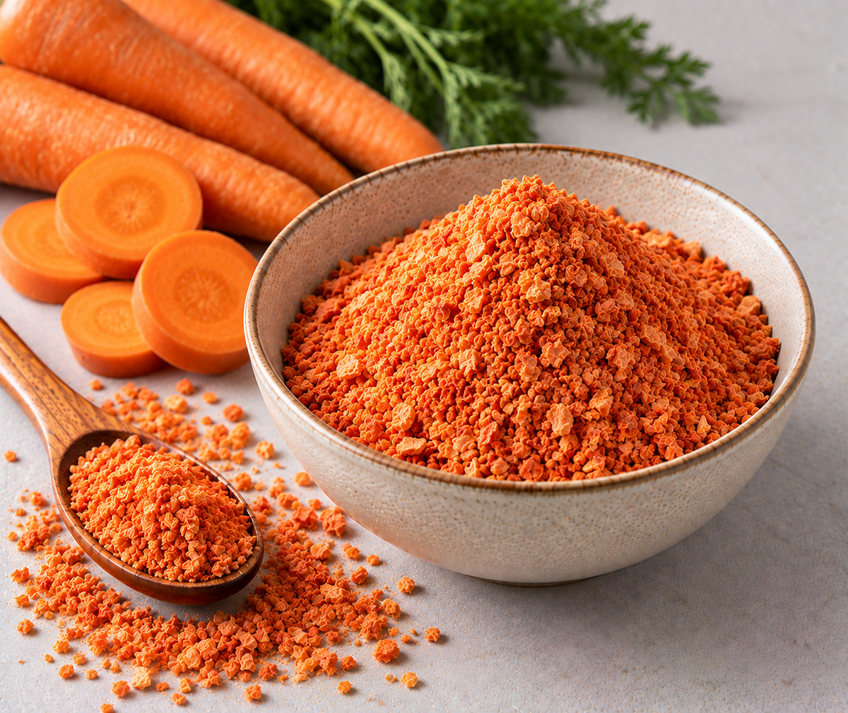Dehydrated Carrot Granules