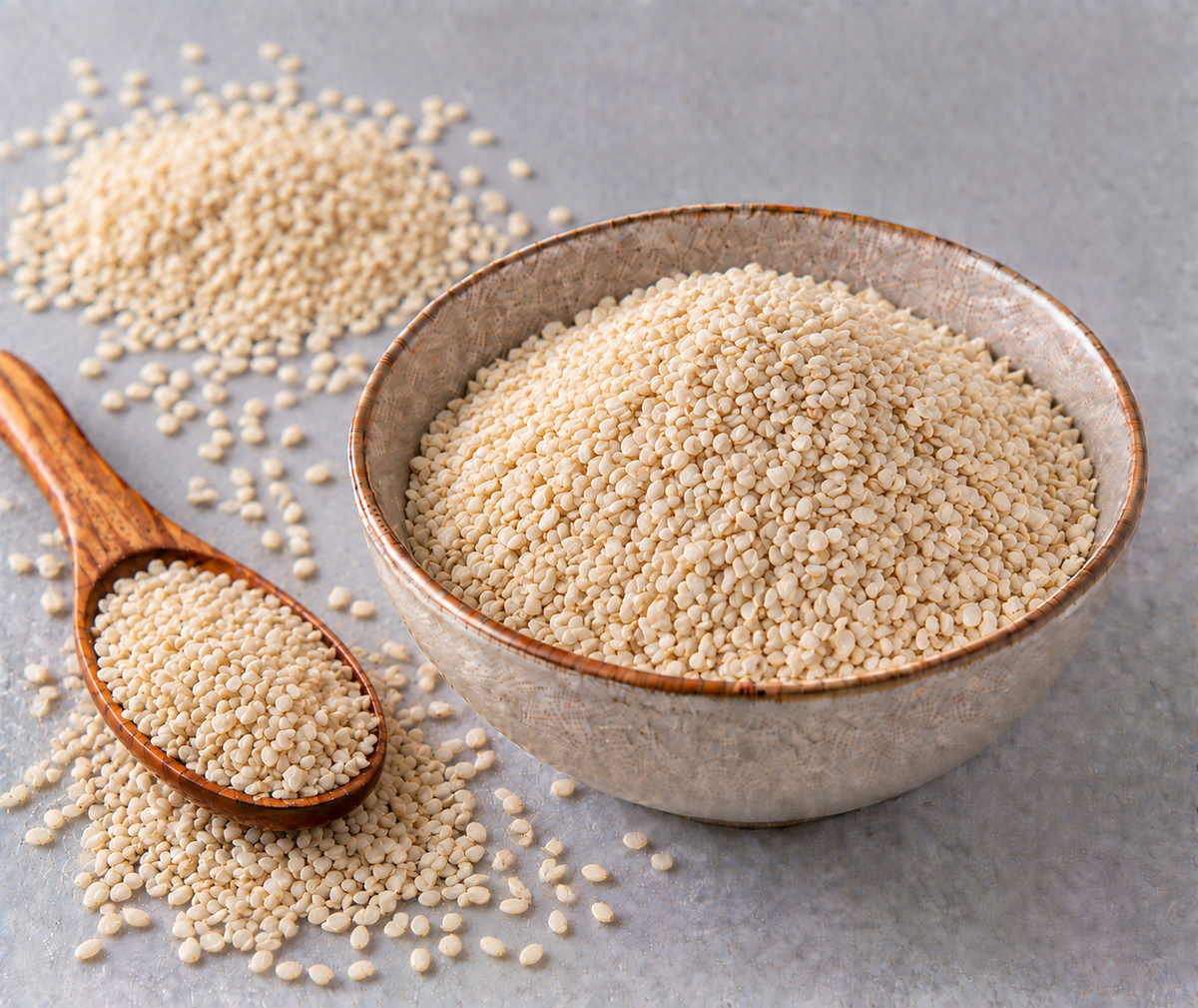 Hulled White Sesame Seeds